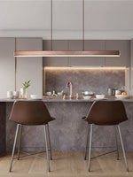 Modern Linear Dining Room Pendant Light - Nordic Suspension Kitchen Lamp