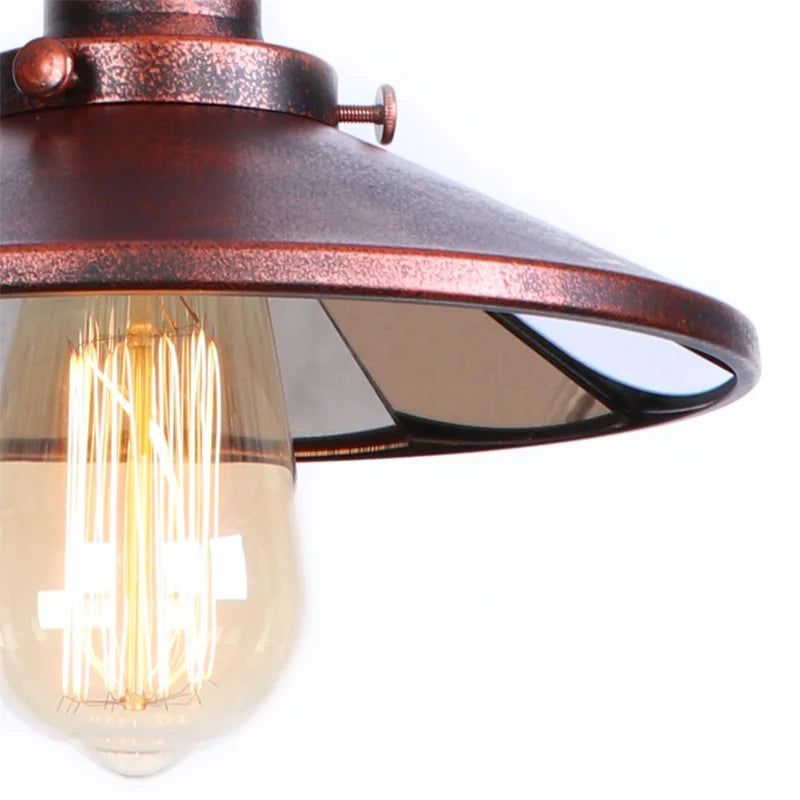 Rustic LED Wall Sconce, Industrial Style Luminaire for Bedroom, Dining Room, Bathroom