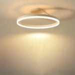 Scandinavia Ring Ceiling Chandelier Dimmable Pendant Light for Living Room
