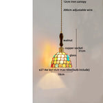 Colorful Glass Shell LED Pendant Lamp for Living & Dining Room