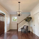 Afralia™ Crystal Chain Pendant Chandelier LED Lights for Indoor Decor