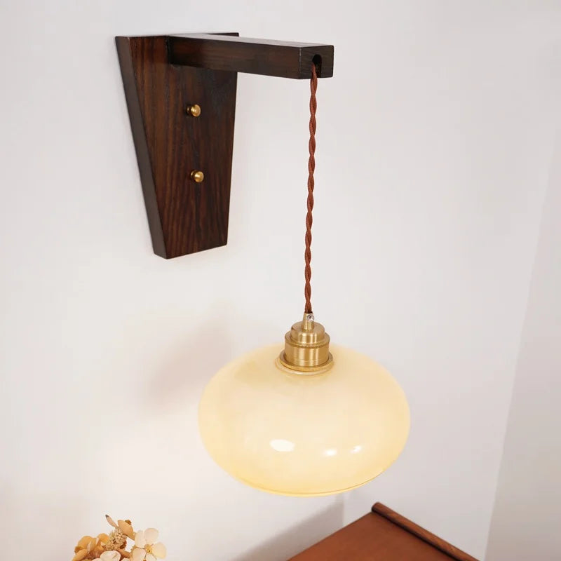 LED Glass Sconce Wall Lamp Nordic Stair Light Fixtures