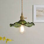 Glass Pendant Lamp for Bedroom Dining Room Chandelier Lighting