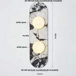 Modern LED Glass Wall Sconce Lamp for Study Cafe Restaurant Bedside