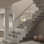 Wabi-sabi Resin Pendant Chandelier | Nordic Villa Stair Decor Droplight