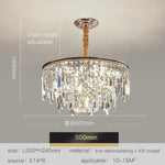 Crystal LED Chandelier for Living Room, Dining & Bedroom - High-end Luxury Lighting