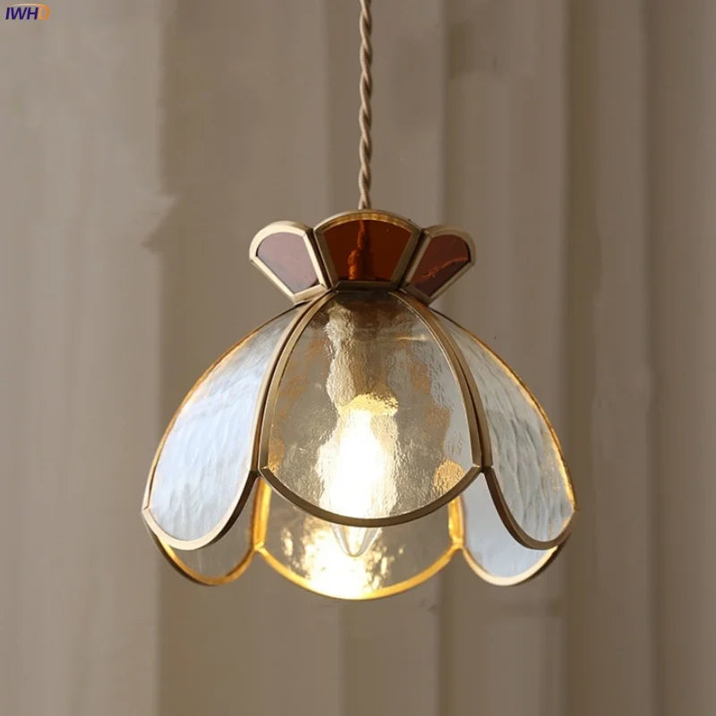 Clear Glass LED Pendant Lights for Modern Home Decor and Restaurant, 200cm Wire