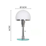 Bauhaus Glass Ball Desk Lamp E27 Bulb