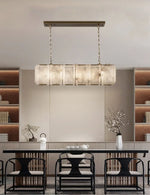 Marble Collection LED Ceiling Chandelier for Dining Room