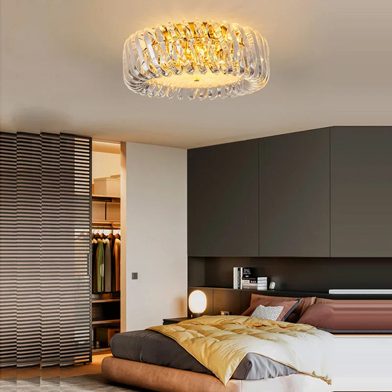 Gold LED Chandelier 2025 New Trend for Living Room