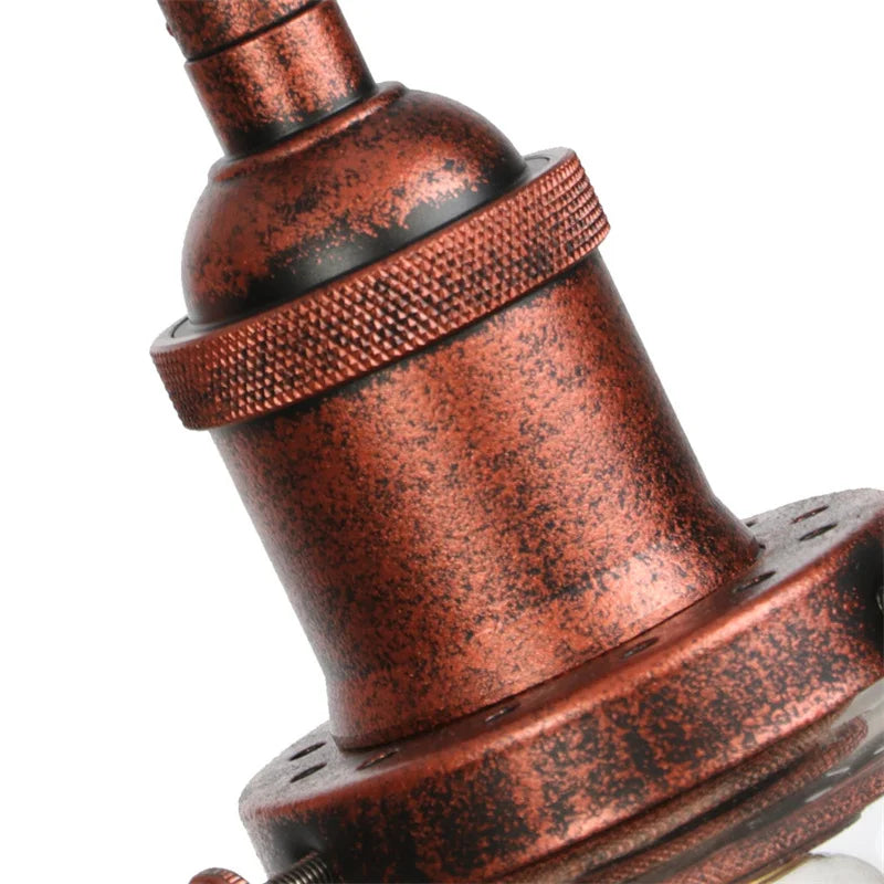 Afralia™ Glass Globe LED Wall Light Fixture Single Arm Bedside Lamp Vintage Industrial Style