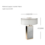 Marble Table Lamps: High-End LED Luxury Desk Lights for Home Decor