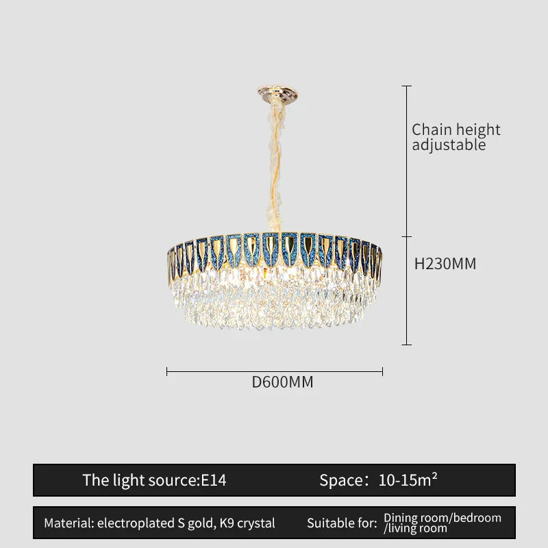 Crystal Chandelier: Modern Luxury Lighting for Home, Hotel, Restaurant
