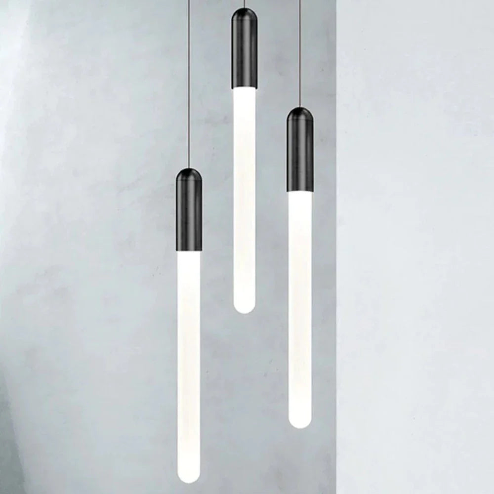 Villa Forci Duplex Staircase Foyer Chandelier, Black