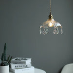 Modern Luxury LED Glass Pendant Lights Adjustable Indoor Home Decor Hang Lamp