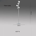 Dimmable LED Hanging Pendant Light for Living Room - Gold Silver Luminaire