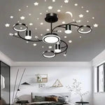 Nordic Starry Sky Dimmable LED Ceiling Chandelier for Home Decor Lighting