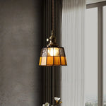 Green Glass LED Pendant Lights - Nordic Minimalist Style for Bedroom, Living Room