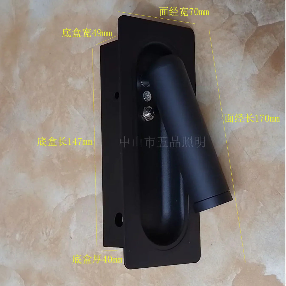 Adjustable Bedside LED Wall Lamp for Modern Hotel Guest Rooms