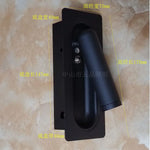 Adjustable Bedside LED Wall Lamp for Modern Hotel Guest Rooms