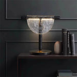 Amber Glass Table Lamp: Nordic Minimalist LED Nightstand Decor