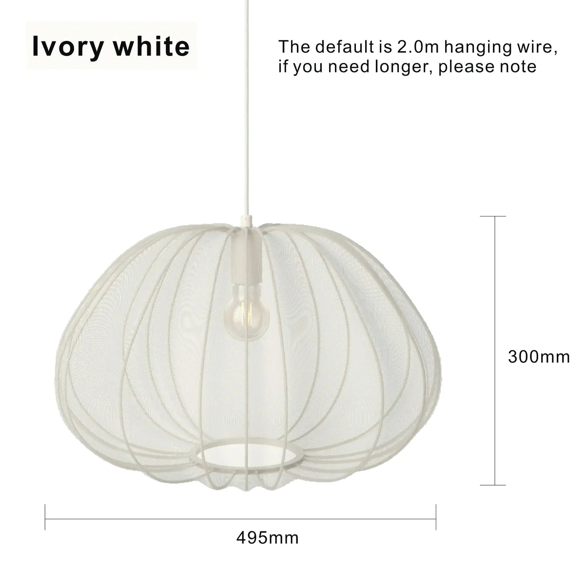 Scandinavian Silk Balloon Chandelier by - Home Decor Lighting Fixture