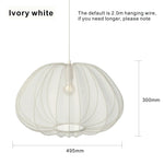 Scandinavian Silk Balloon Chandelier by - Home Decor Lighting Fixture