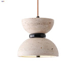 Yellow Travertine LED Pendant Light - Modern Nordic Acrylic Hang Lamp