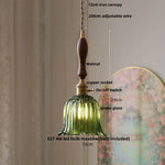 Wicker Glass LED Pendant Light - Modern Adjustable Fixture for Restaurant & Coffee Bar