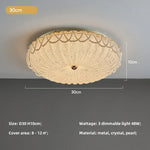 Crystal Dimmable LED Ceiling Light for Modern Bedroom Decor
