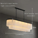 Natural Marble Dining Room Chandelier