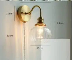 LED Wall Lamp with Knob Switch, 4W Home Lighting