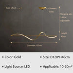 Modern LED Pendant Light - Stylish Ceiling Chandelier for Living, Dining, and Bedroom