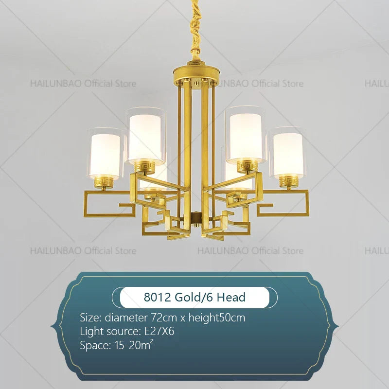 Chinese Style Luxury Living Room Chandelier for Elegant Homes