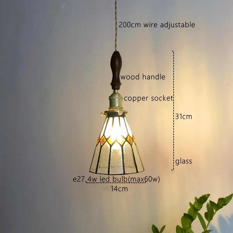 Japanese Style LED Pendant Light for Bedroom Kitchen Bar Restaurant