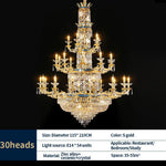 Modern Crystal Chandelier for Livingroom and Restaurant