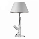 Gun Floor Lamp Electroplated Metal Table Desk Light