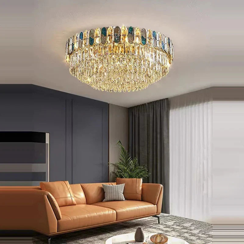 Crystal Chandelier LED Lighting for Living Room