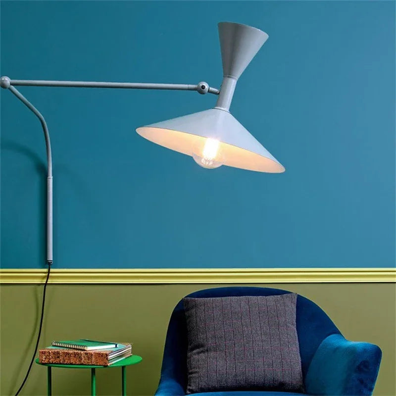 Marseille Rotary Wall Lamp - Adjustable Up/Down Lighting for Living Room & Bedroom