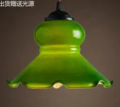 Blue Glass Pendant Lights for Bedroom Dinning Living Room