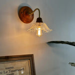 Ceramic Flower LED Wall Light Fixture, Nordic Design for Bedroom, Living Room