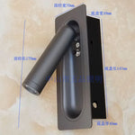 Adjustable Bedside LED Wall Lamp for Modern Hotel Guest Rooms