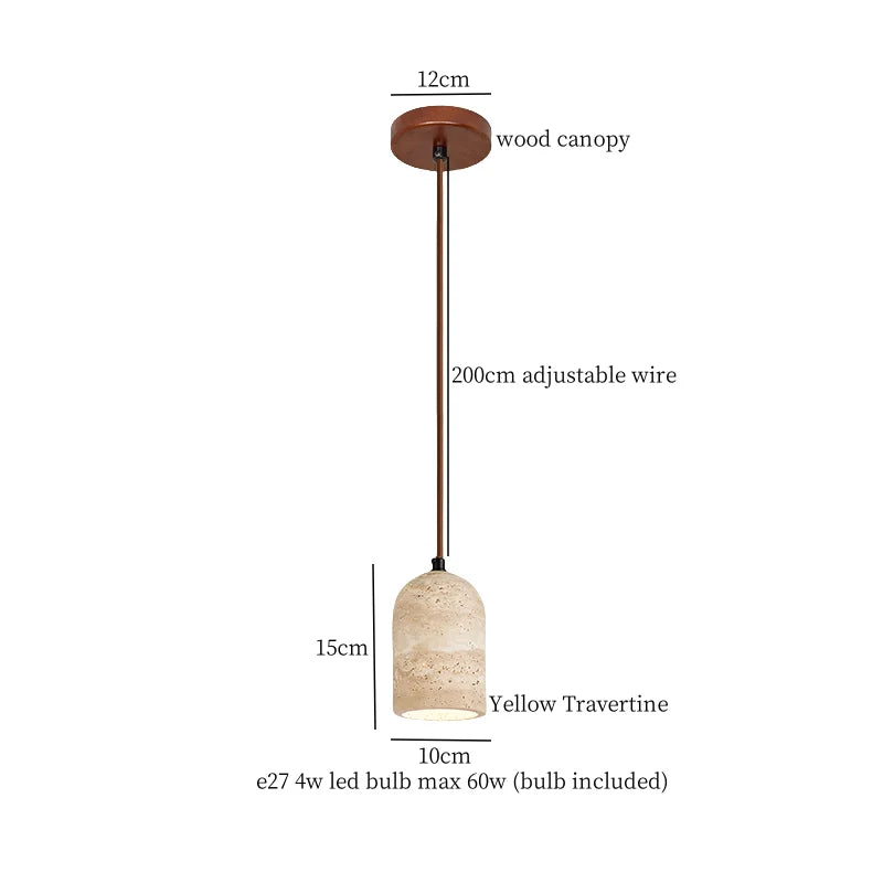 Wabi Sabi LED Pendant Lights Fixture for Home Decor