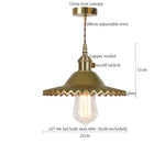 Glass Flounce LED Pendant Light - Stylish Nordic Design