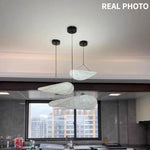 Afralia™ Silk LED Pendant Light Modern Nordic Chandelier Luminarias