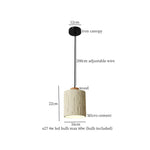 Afralia™ Columnar Micro Cement LED Hanging Lamps | Home Decor Pendant Light