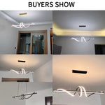 Kitchen Island LED Pendant Light Chandelier for Dining Area