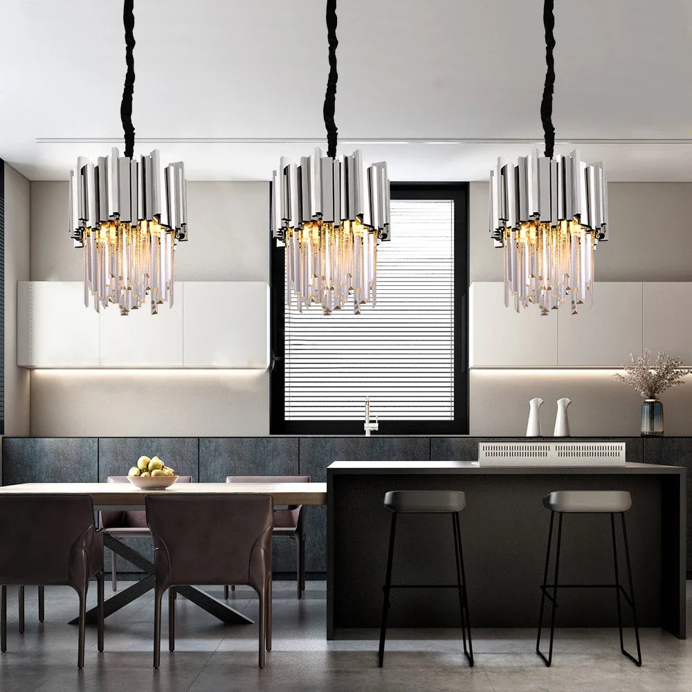 Gio Crystal Kitchen Light Fixture– YOVINO
