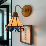 Afralia Glass LED Wall Sconce Lamp Colorful Living Room Bedroom Mirror Stair Light