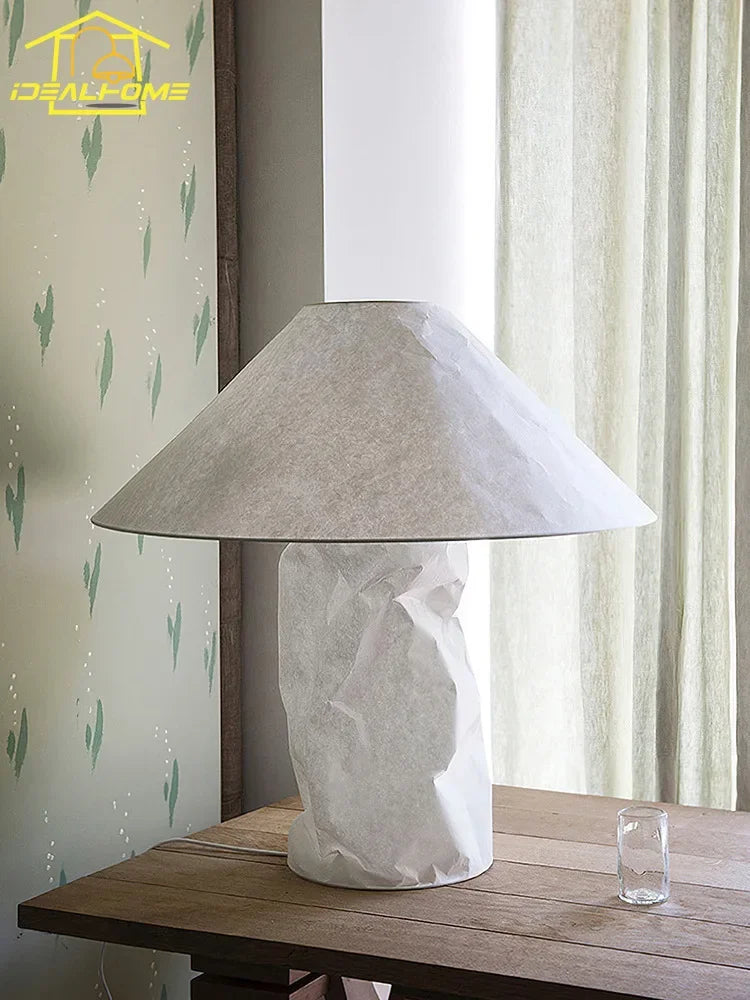 Minimalist LED Tyvek Floor Lamp for Bedroom & Living Room
